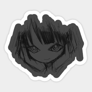 Senjougahara Hitagi (Bakemonogatari) "Ending" Sticker